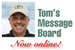 Tom's Message Board, Vermont based printing company newsletter