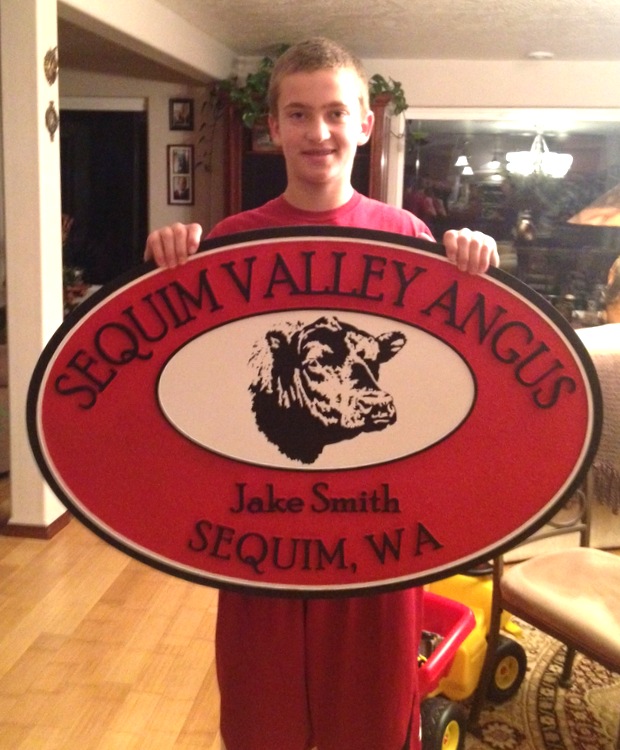 O24013 - Sequim Valley Angus Ranch Sign