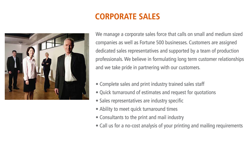 Corporate Sales