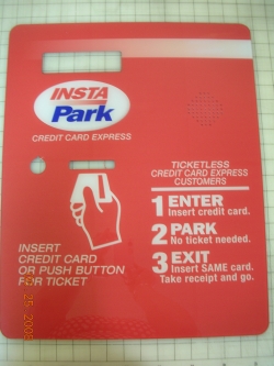 Vinyl Graphics applied to Parking Plaque