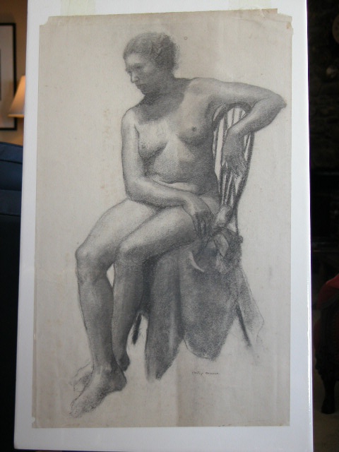 Seated Female Nude