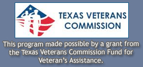 Texas Veterans Commission Logo insert