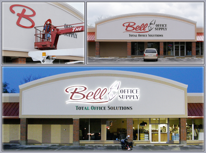 "Halo Effect" LED-Backlit Signs