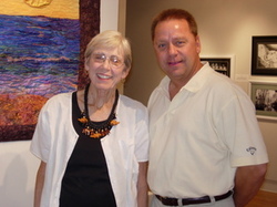 Kendra Deltano with Board Chair Jim Simoneau