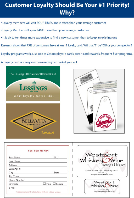 Loyalty and Frequent Diner Cards