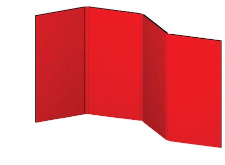 4 Panel Table Top Display