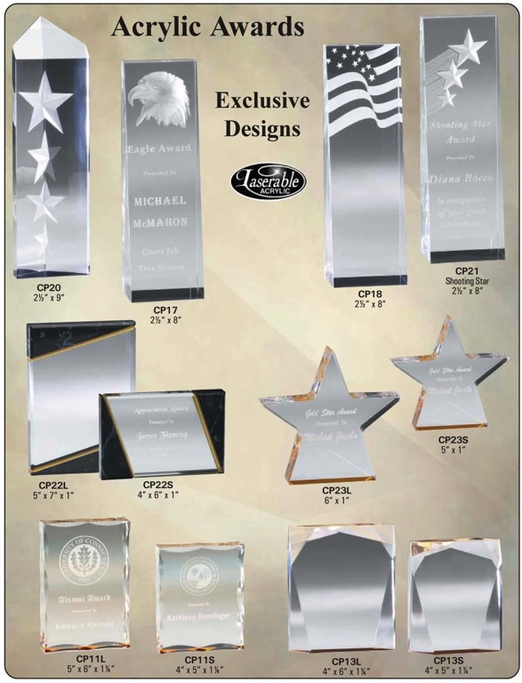 Acrylic Awards 30
