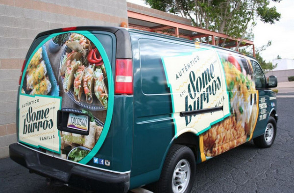 Mexican Restaurant Updates Brand With Drive Through Signs And Van Wraps Van Wraps For Restaurants In Gilbert Az