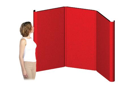 3 Panel Table Top Display