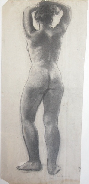 Nude Standing Rear