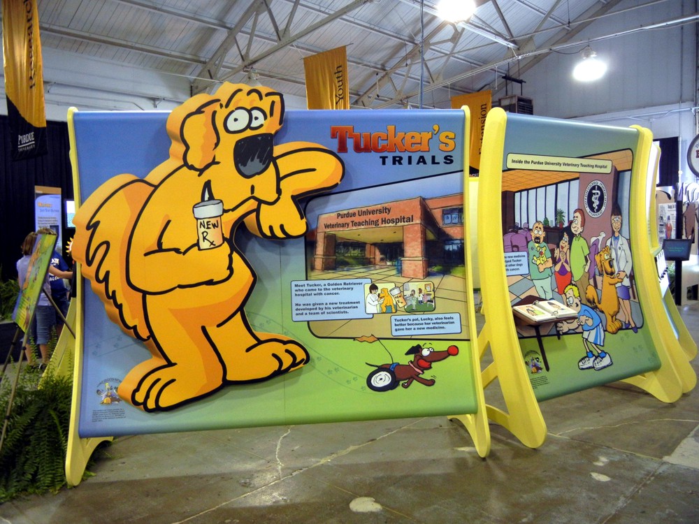 Purdue Vet School Exhibit