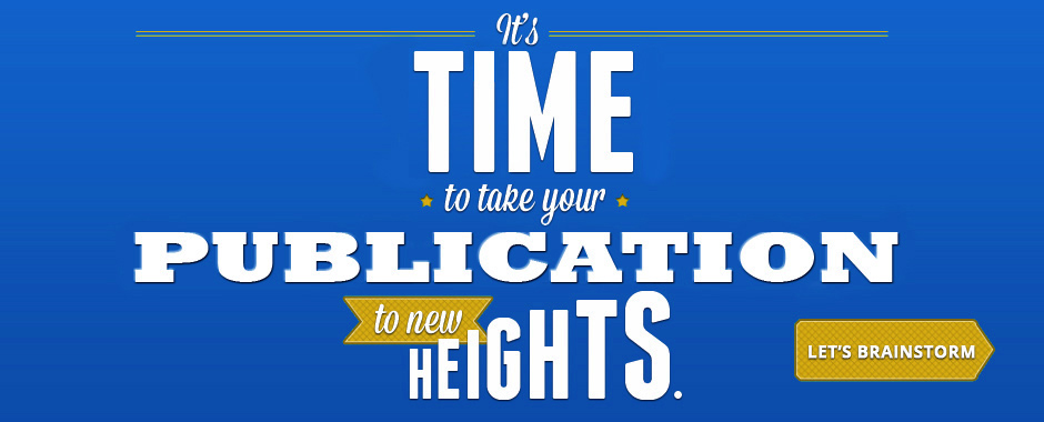 Time to take your publication to new heights