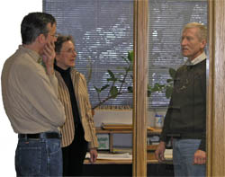 Steve, Christine & Dave discuss a design solution.