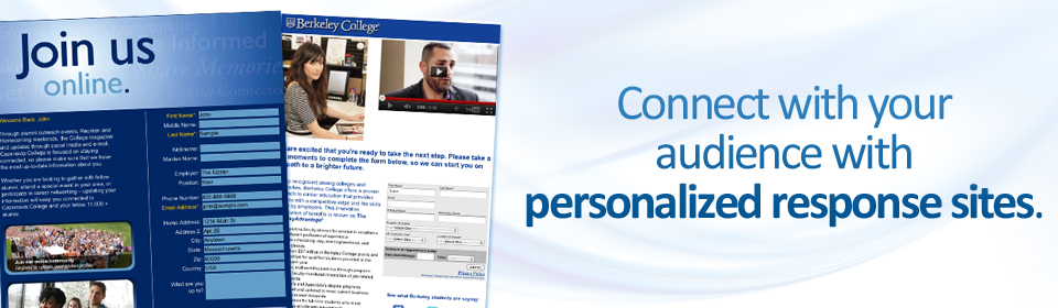 Personalized response sites