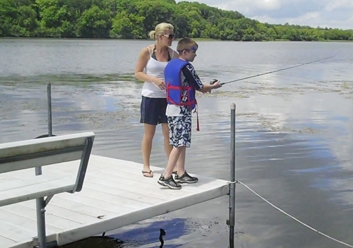 Bass fishing