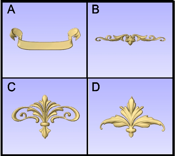 T29902 - Carved Ornamental Flourishes II