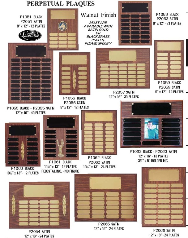 Plaques 16