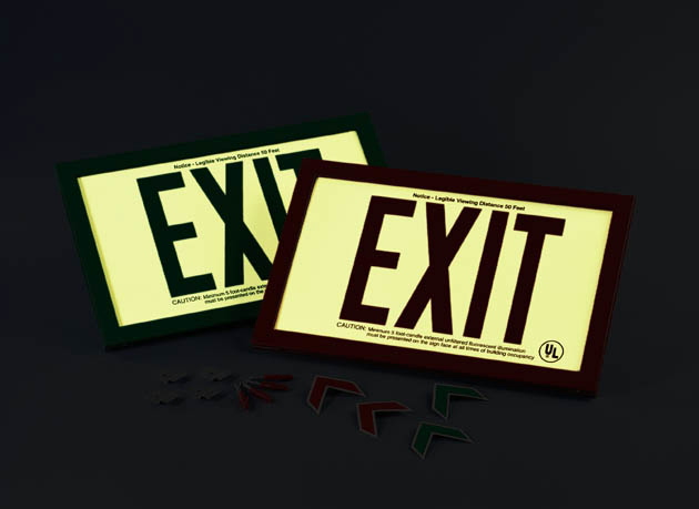 Photoluminescent Signage