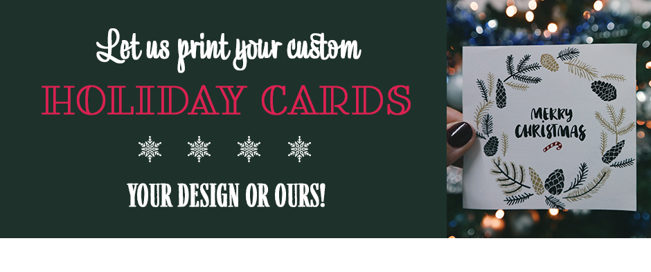 Promenade Printing Business Full Color Brochures Custom Holidaycards