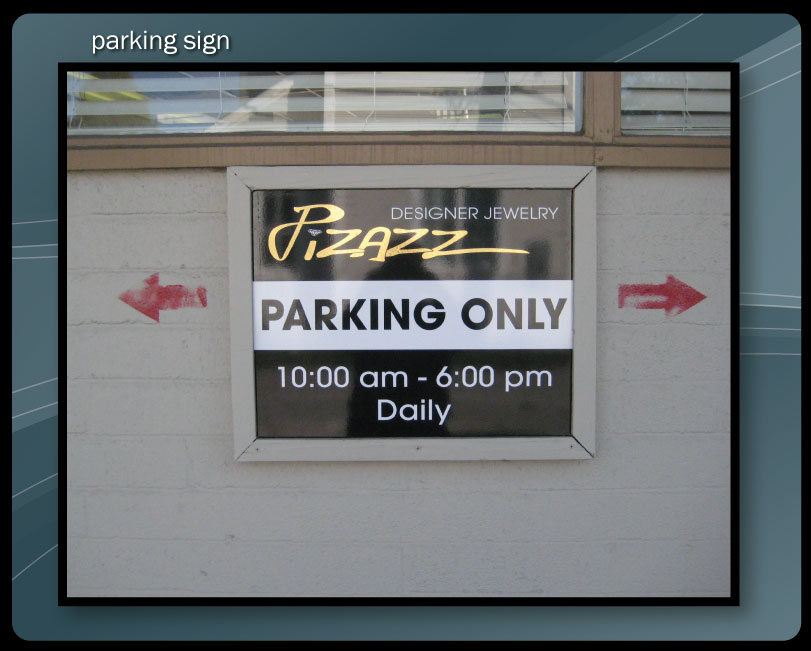 PARKING SIGNS