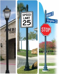 Decorative Street Signs & Lamp Posts