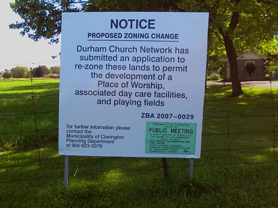Zoning Sign