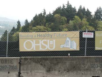 OHSU Banner Mural