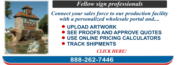 Home of wholesale sandblasted signs and wholesale sign services.