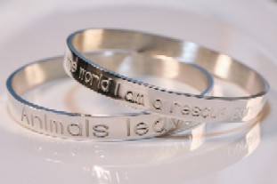 GDRI Sterling Silver Bracelets and Key Chain