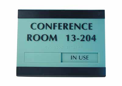 ADA compliant signs.
