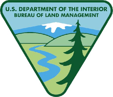 U30435 - Bureau of Land Management (BLM) Emblem Carved Wood Wall Plaque