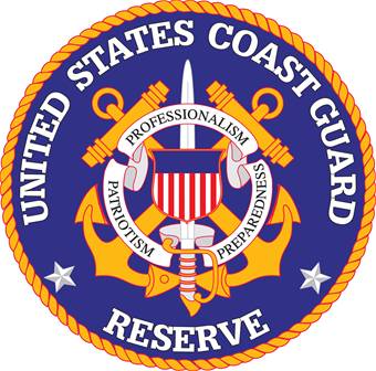 V31915 - Carved Coast Guard Reserve Wall Plaque