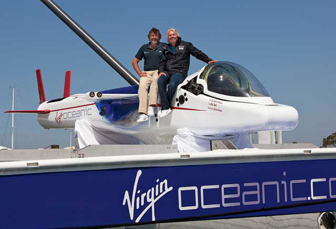 "Virgin Oceanic" Submarine &amp; Catamaran