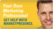 Your Own Marketing Professional. Get Help With MarketPresence.