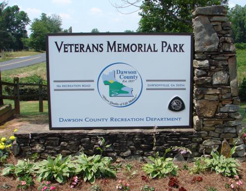 Dawson Co. Park Sign