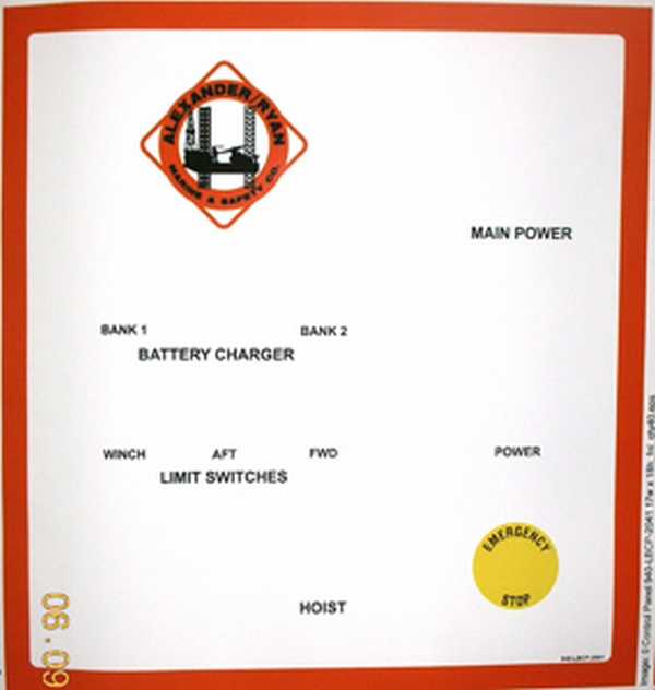Manufacturer Decals for Alexander/Ryan Marine &amp; Safety