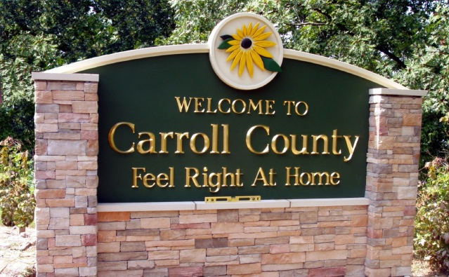 F15005 - Welcome to County Entrance Sign