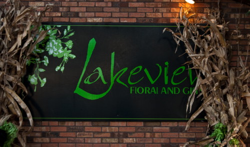 Lakeview indoor sign