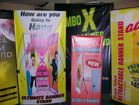 Aahs Signs And Graphics X-Stan Banner 