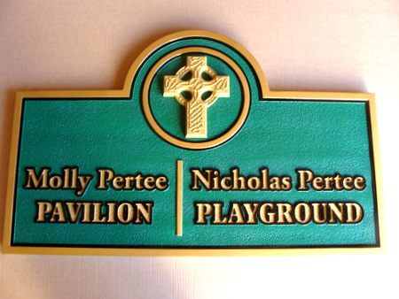 D13129 - Church Playground and Pavilion Sign