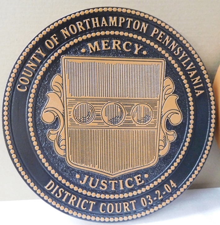 CD9120 - Seal of the County of Northhampton District Court