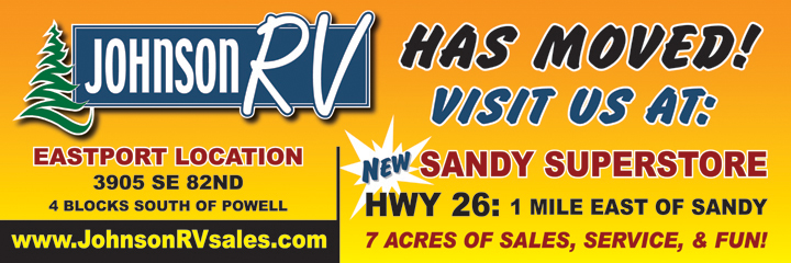 Johnson RV Banner full color digital print