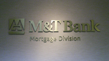 M & T Bank Dimensional Lettering