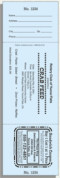 Raffle Tickets/Books