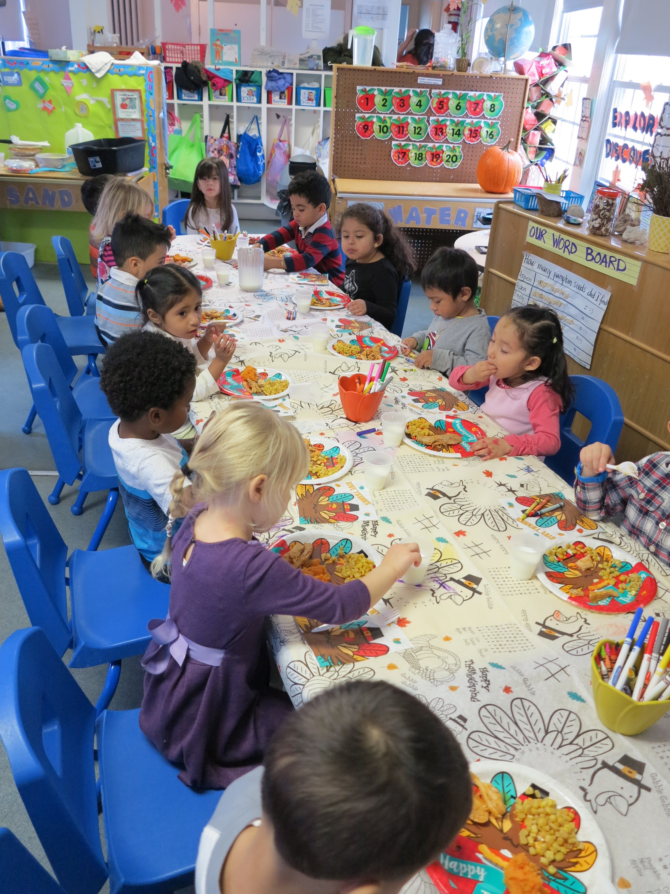 Princeton Nursery School News Events Thanksgiving Celebration 2017 Lunch Is On