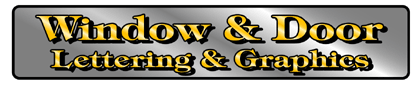 Window &amp; Door Lettering