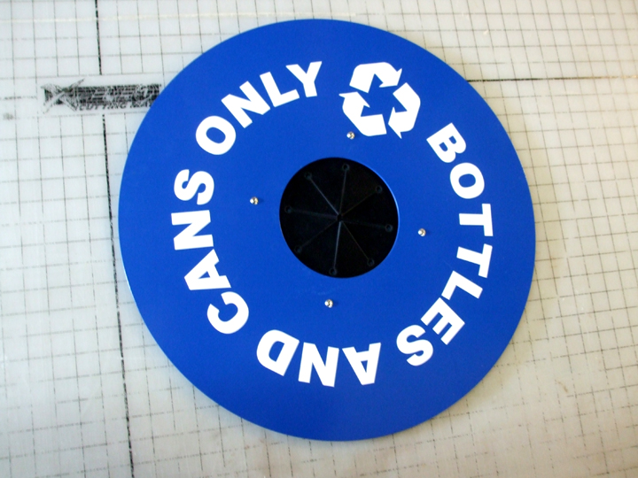 Aluminum Trash Can Lid