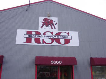 Large Flat Building Sign (front)