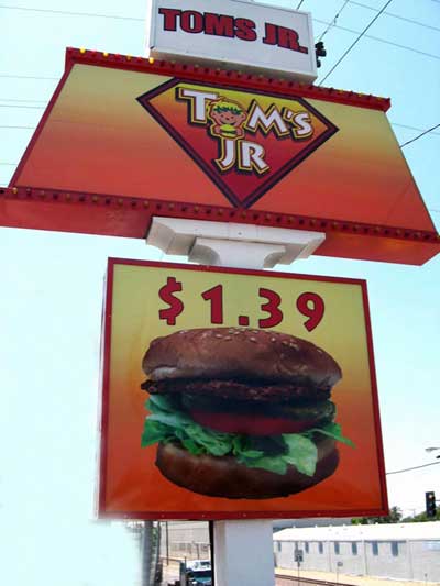 STORE FRONT - BURGER STAND