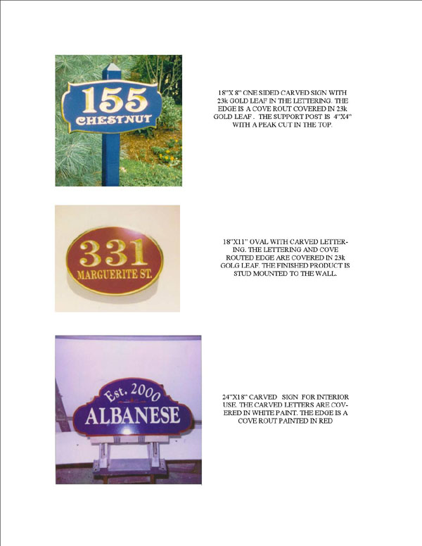 Residential Signs
